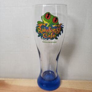 Rainforest Cafe Galveston Texas Beer Glass
